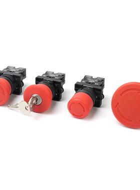 ES54-E钮S545料急停按红色蘑菇头按钮开2关ZXJ自复位急塑停开关