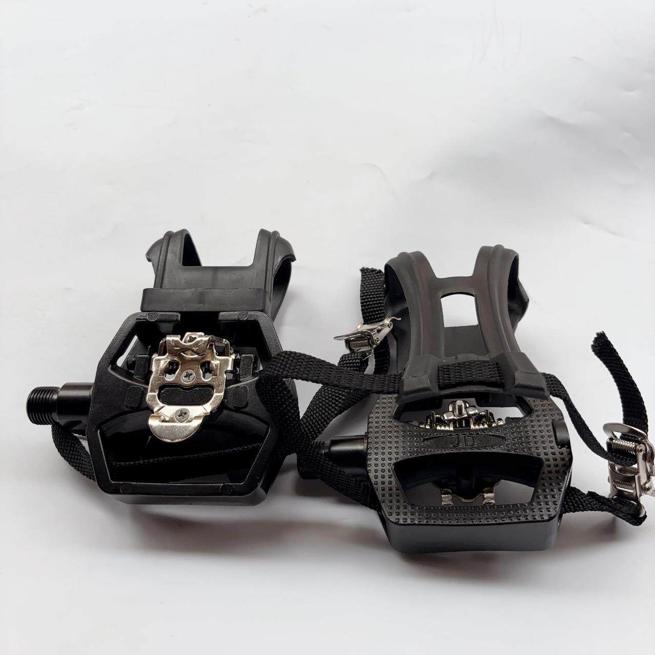 M18 M20健身房专用健身车带锁脚踏商用动感单车踏板配件