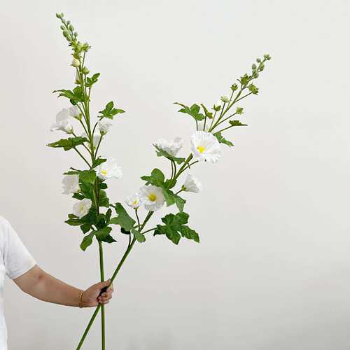 含阳 仿真花 蜀葵 清新风格 家居装饰 摄影道具假花商业软装