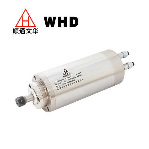 顺通 Φ80 1.5KW ER11 水冷高速电主轴 雕刻机主轴电机 机床主轴