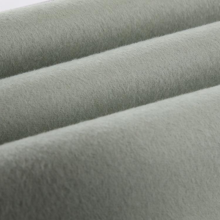 全毛双面顺毛料呢双面羊绒面呢素色双面外套大衣毛GEC呢料面料