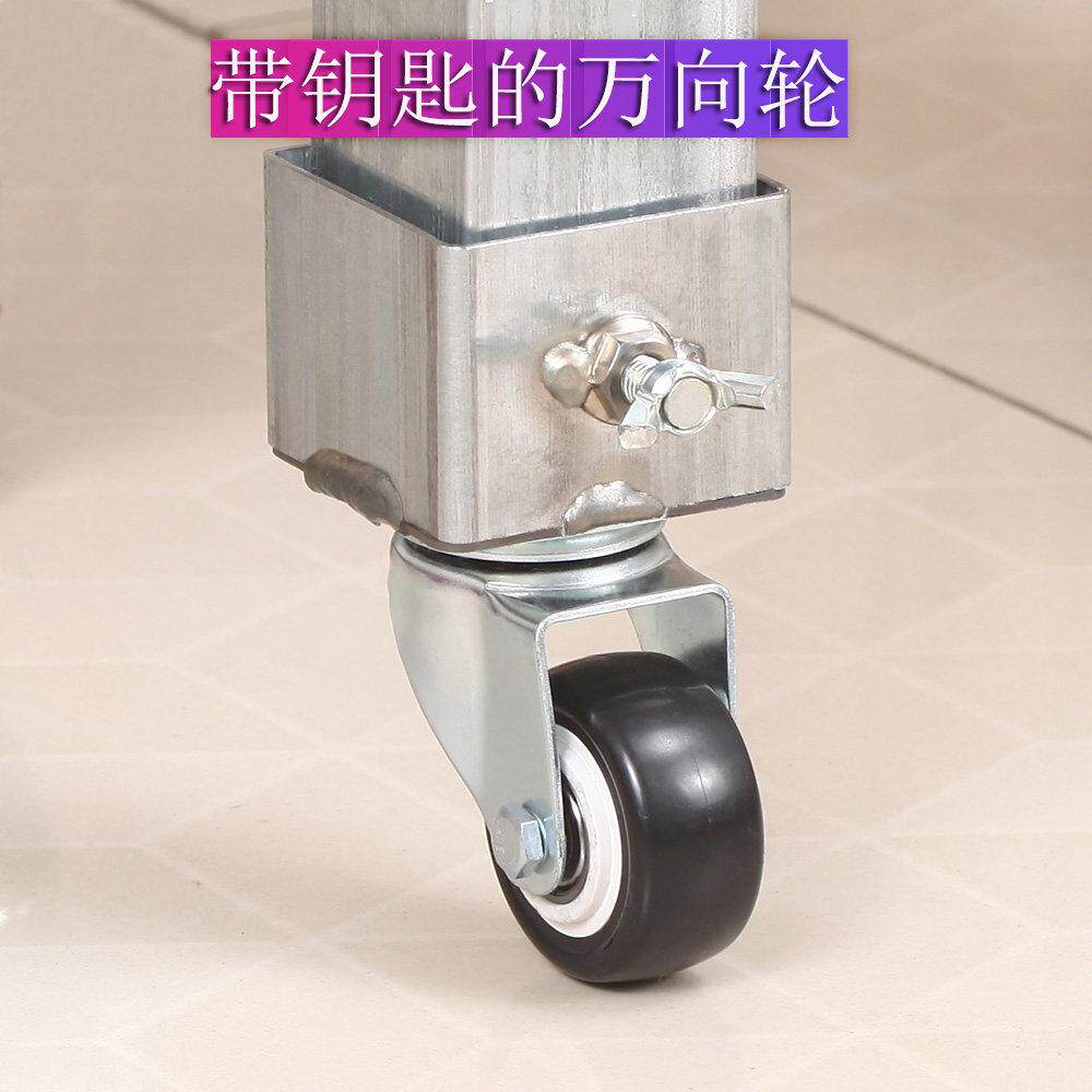 外套式家具脚轮置物架改装万向轮茶几移动滚轮轱辘静音轮子带刹车