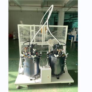 大容量10L 带动态搅拌功能双气口灌胶机 40L压力桶AB双液灌胶机