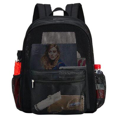 Beach Storage Mesh Bag Beach Mesh Backpack Large Capacity S