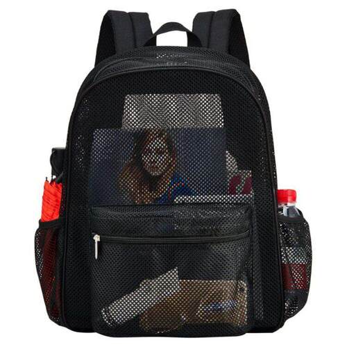 Beach Storage Mesh Bag Beach Mesh Backpack Large Capacity S
