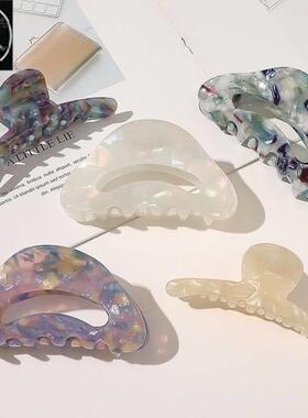 Vintage Hair Clips for Women Simple Claw Clip High Large Geo