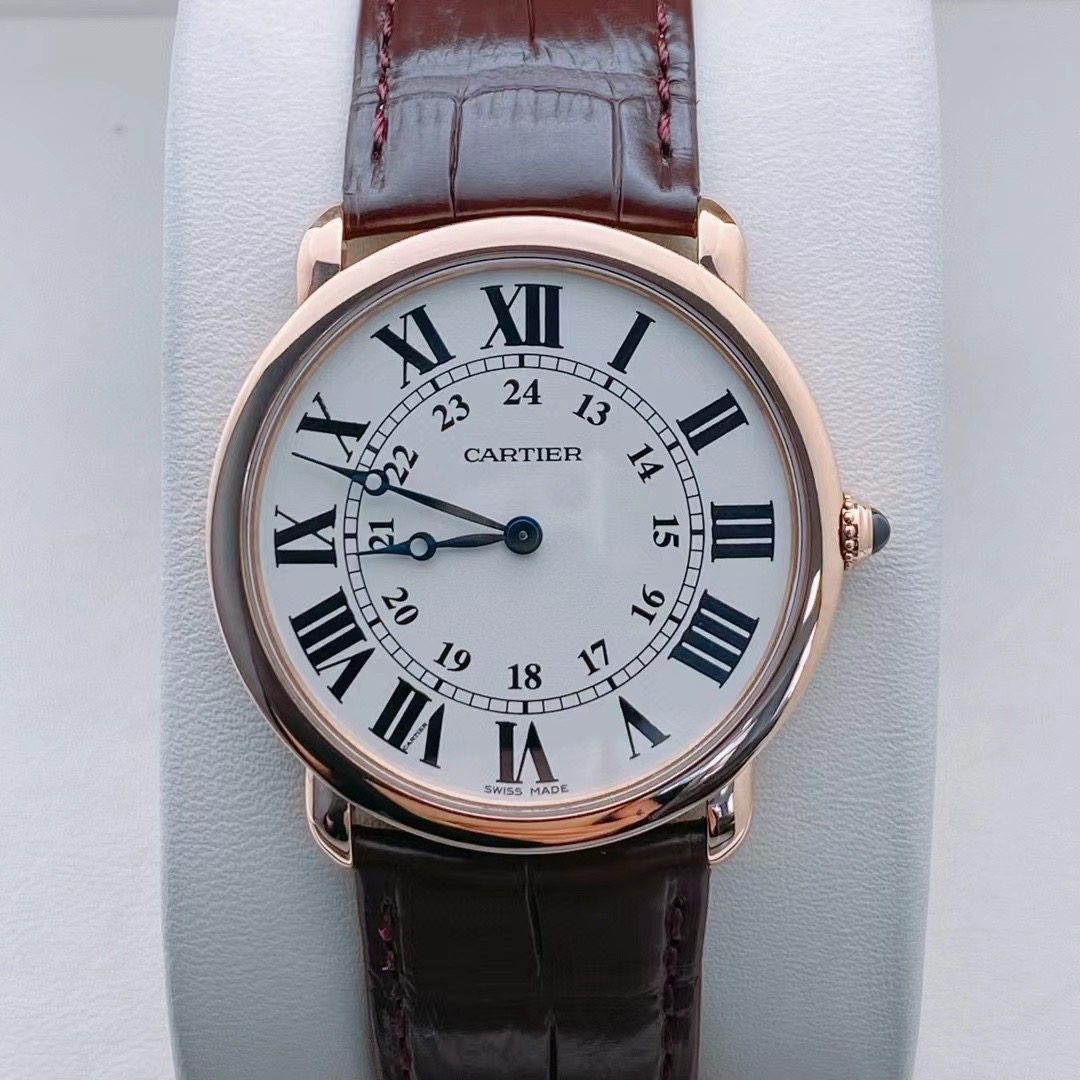 [9.8新]卡地亚伦敦系列W6800251手动机械中性36mm手表