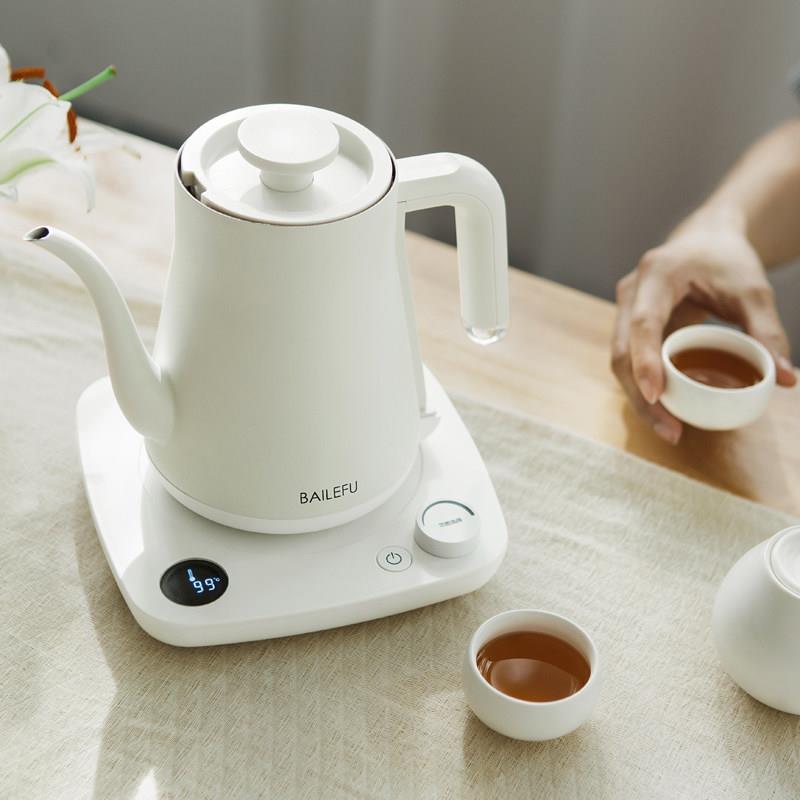 专用泡茶壶烧水壶旅行家用冲茶电热水壶保温长嘴细嘴手冲咖啡壶