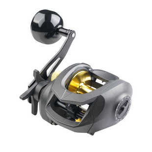 雷强轮打黑轮近海船钓水滴轮大物远投深线杯锚鱼单摇臂慢摇铁板轮