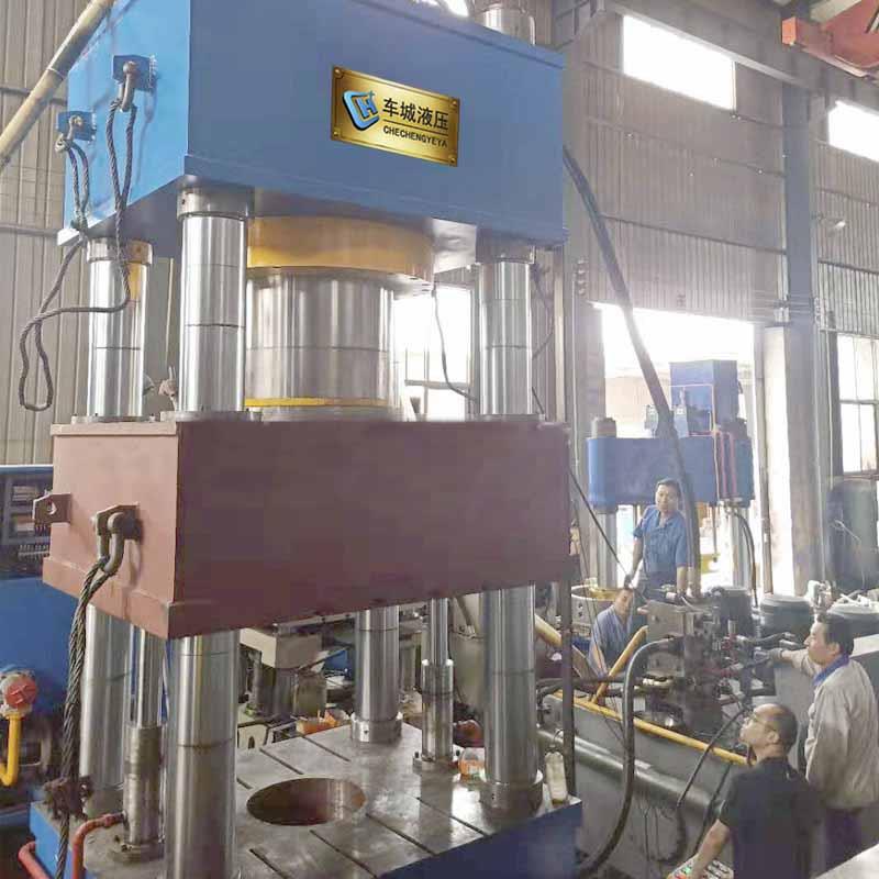 自产销8YL2-8000吨四自柱液压机械设备活性炭污泥挤出机纳米0料压