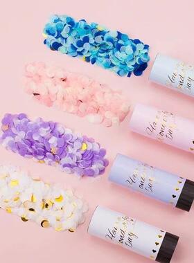 Wedding handheld confetti poppers, petal sprayers, twist and