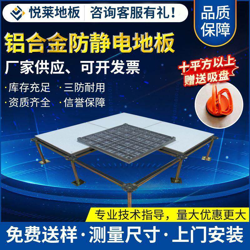 铝合金防静电地板无尘洁净车间实验室专用600*600*55mm现货直销
