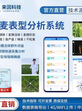 小麦表型检测仪亩穗数分析仪麦穗形态检测仪小麦表型分析系统