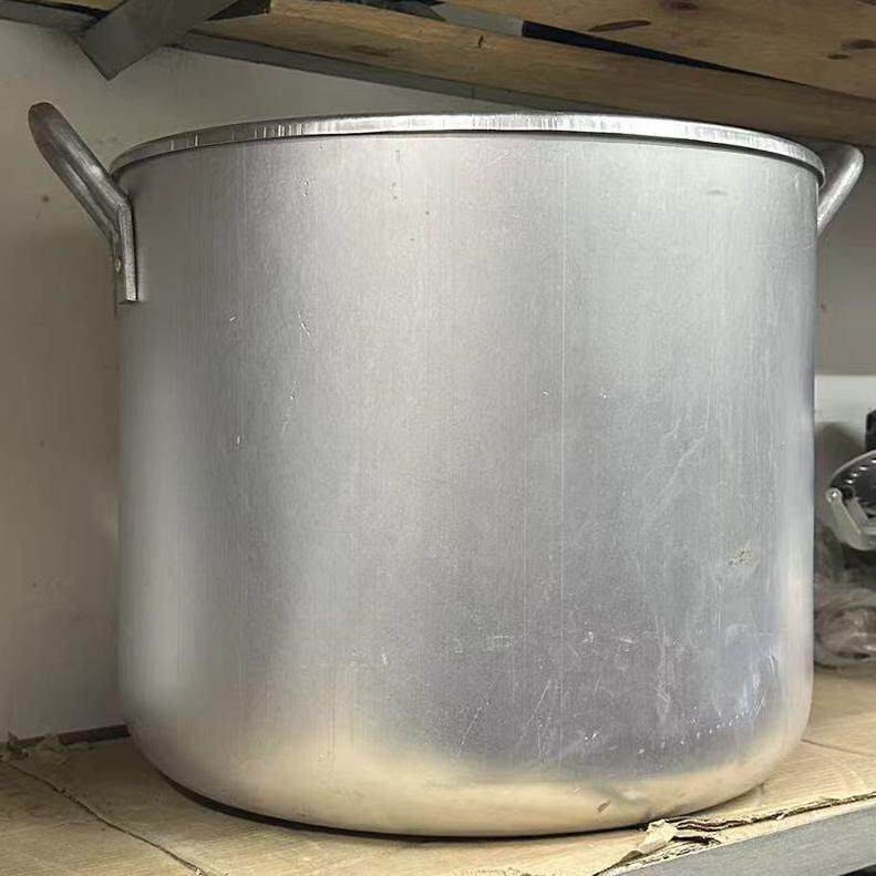 大容量老式加厚有盖纯铝锅汤锅韩式越南老款商用工地饭店兰州拉面