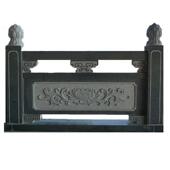 厂家供应天然石栏杆花岗岩石青石栏杆护栏围栏浮雕装 饰