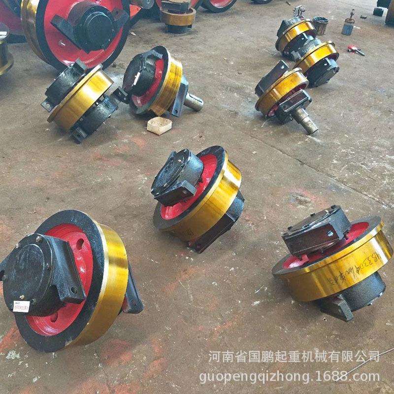 250-1000mm起重机行车轨道行走轮电动平车港机轮单双边角箱轮
