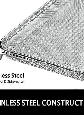 04不锈钢替换空气炸篮烤网适用NinjaFoodiSP100/SP101B1/SP00