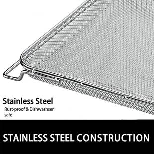 04不锈钢替换空气炸篮烤网适用NinjaFoodiSP100 SP00 SP101B1