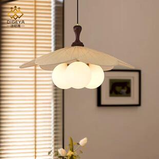 迪格雅法式 饰眼吊灯 复古茶室餐厅魔豆吊灯简约奶油风卧室书房护装