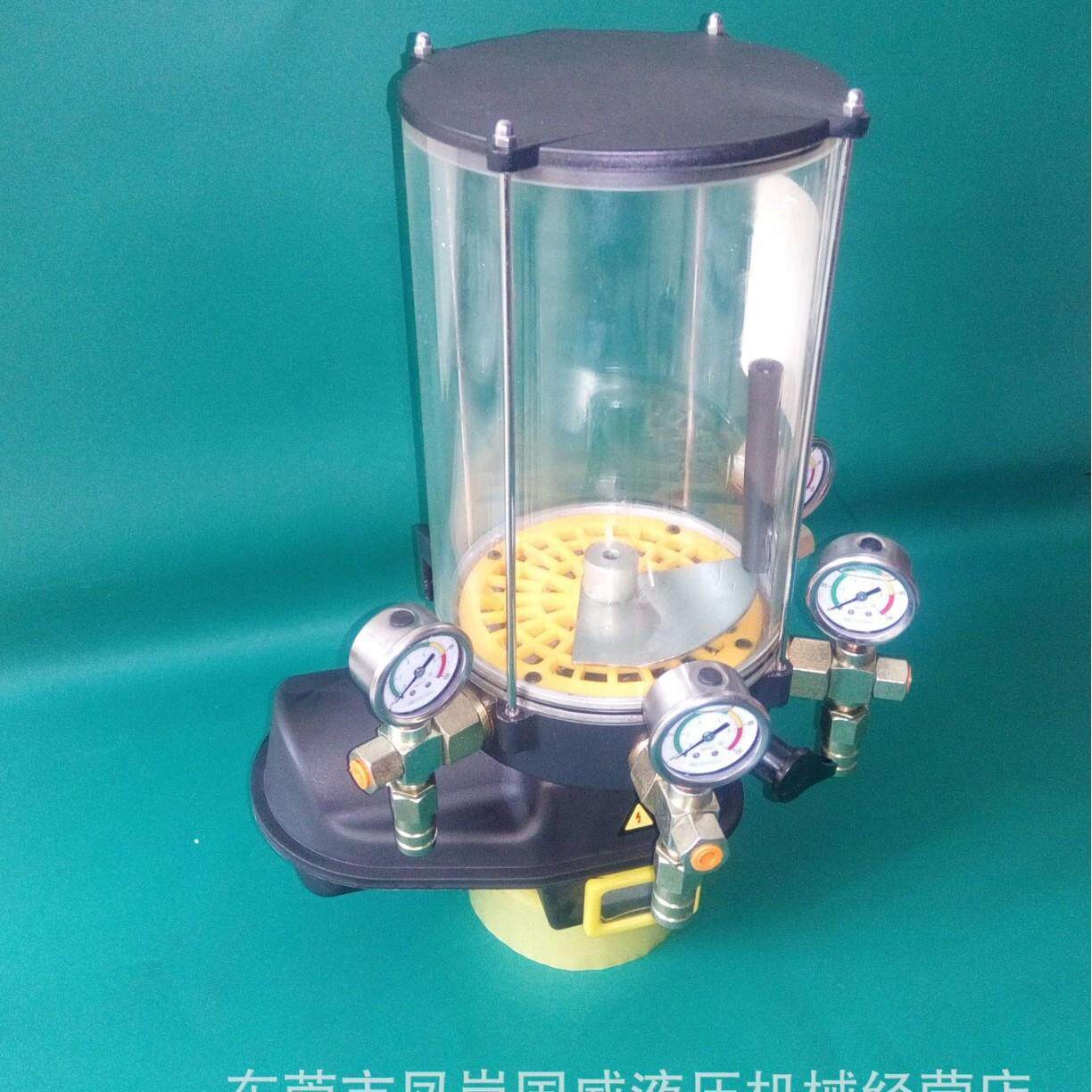 装载机混泥土机用润滑泵4L黄油泵380VEG-4L-24V-3出口电动加油壶
