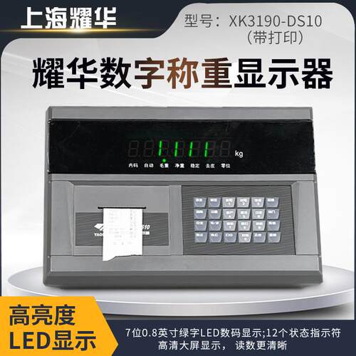上海耀华XK3190-DS10物联网称重仪表显示器汽车衡数字表头大地磅