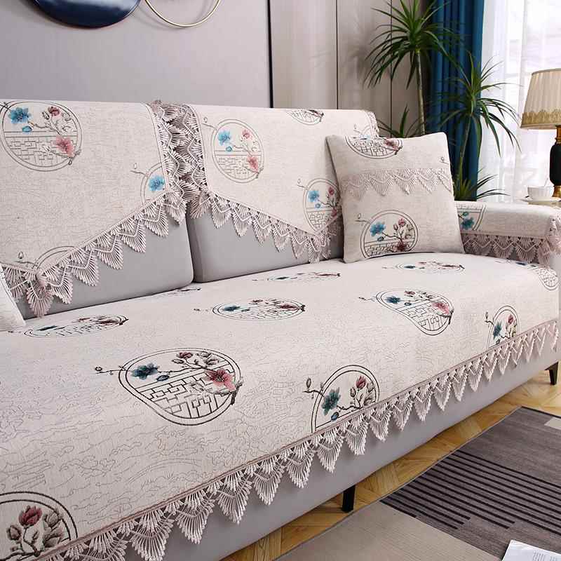 高档靠罩背巾四季通用布艺欧式巾沙垫沙发防滑扶手巾沙发套沙发发