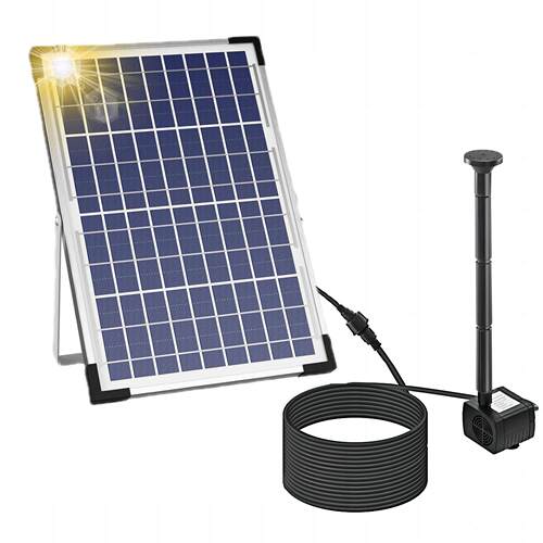太阳能景观喷泉9V10W大功率超强高度水池造浪分体喷泉水泵