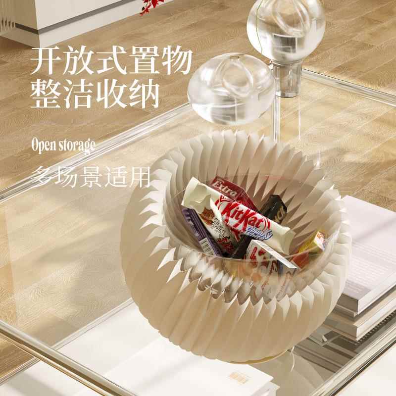 十八纸桌面置物架商场展会台面展示架北欧风室内客厅桌几储物展架