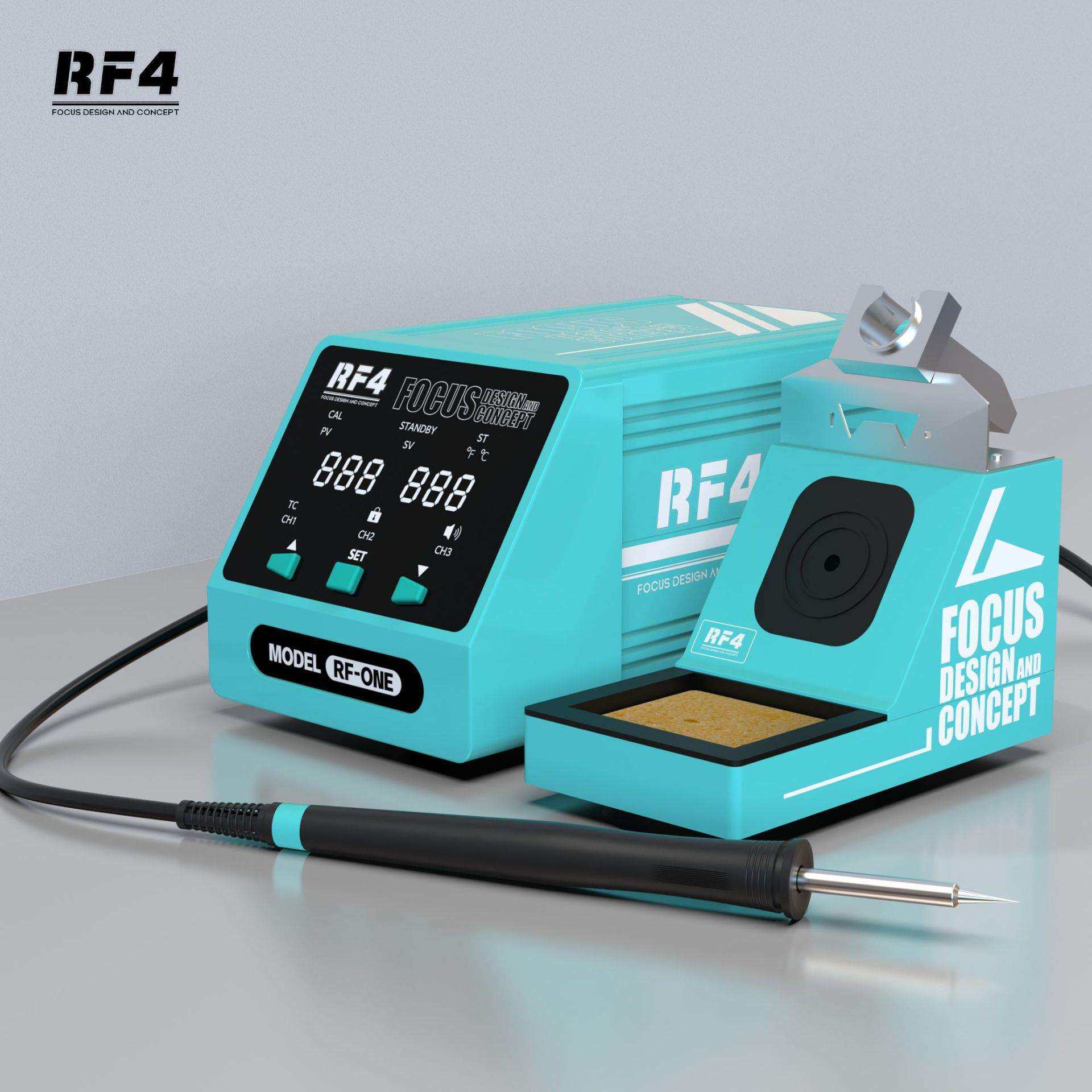 RF4 智能温控防静电焊台 RF-ONE高清数显 控温显示 搭配烙铁使用