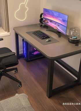 电脑桌台式网红家用书架书桌卧室简易桌子办公桌简约现代台式桌
