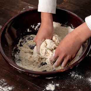 陶瓷老式大号盆子带盖和面瓦盆和面盆土陶带盖厨房盆家用活面瓷盆