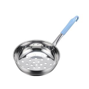 德国304不锈钢疙瘩汤专用漏勺凉虾漏瓢面鱼凉粉漏盆工具家用厨房