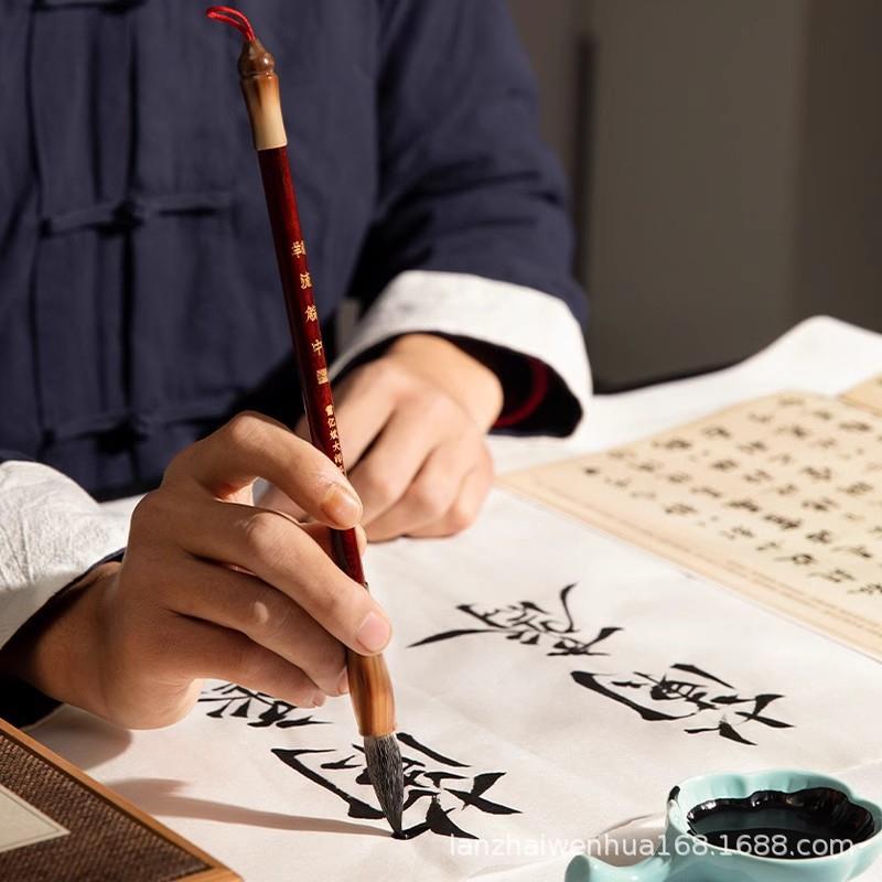 兼毫毛笔书法专用毛笔毛笔专业级楷书隶书行书草书书法练习毛笔初