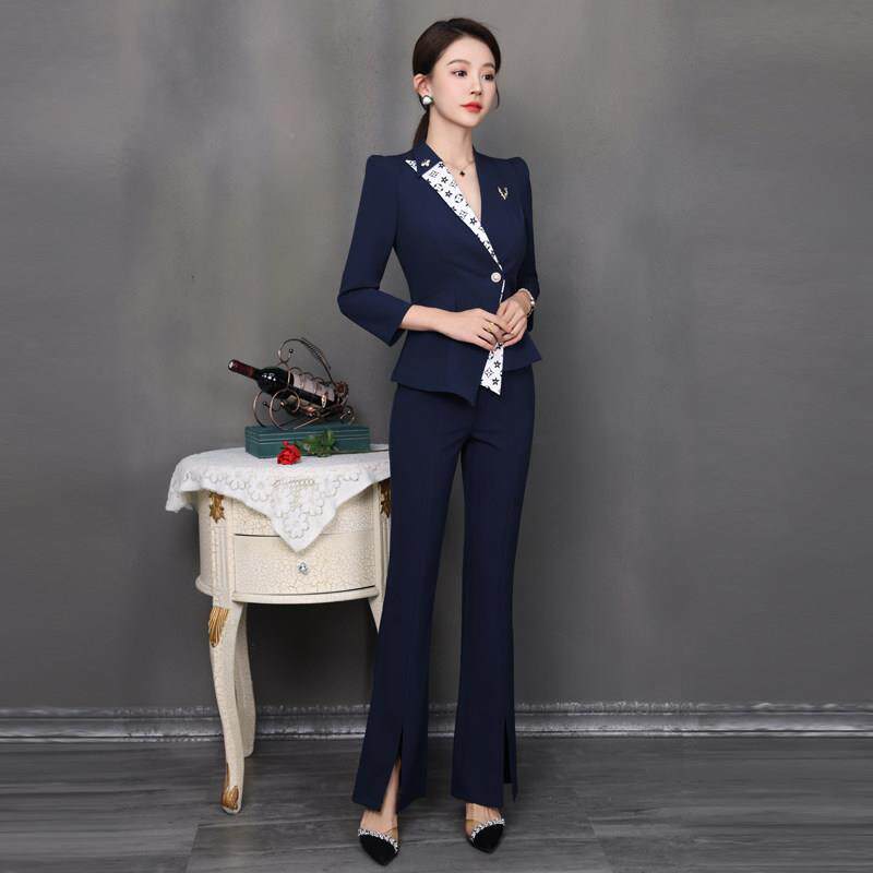 秋冬新款dj公主制服秋冬ktv公关夜总会商务佳丽工作服务员套裤装