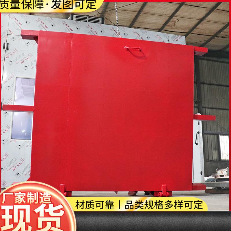 煤矿井下水泵房用MMB1.4*1.8钢制防水密闭门隔爆避难硐室防水闸门