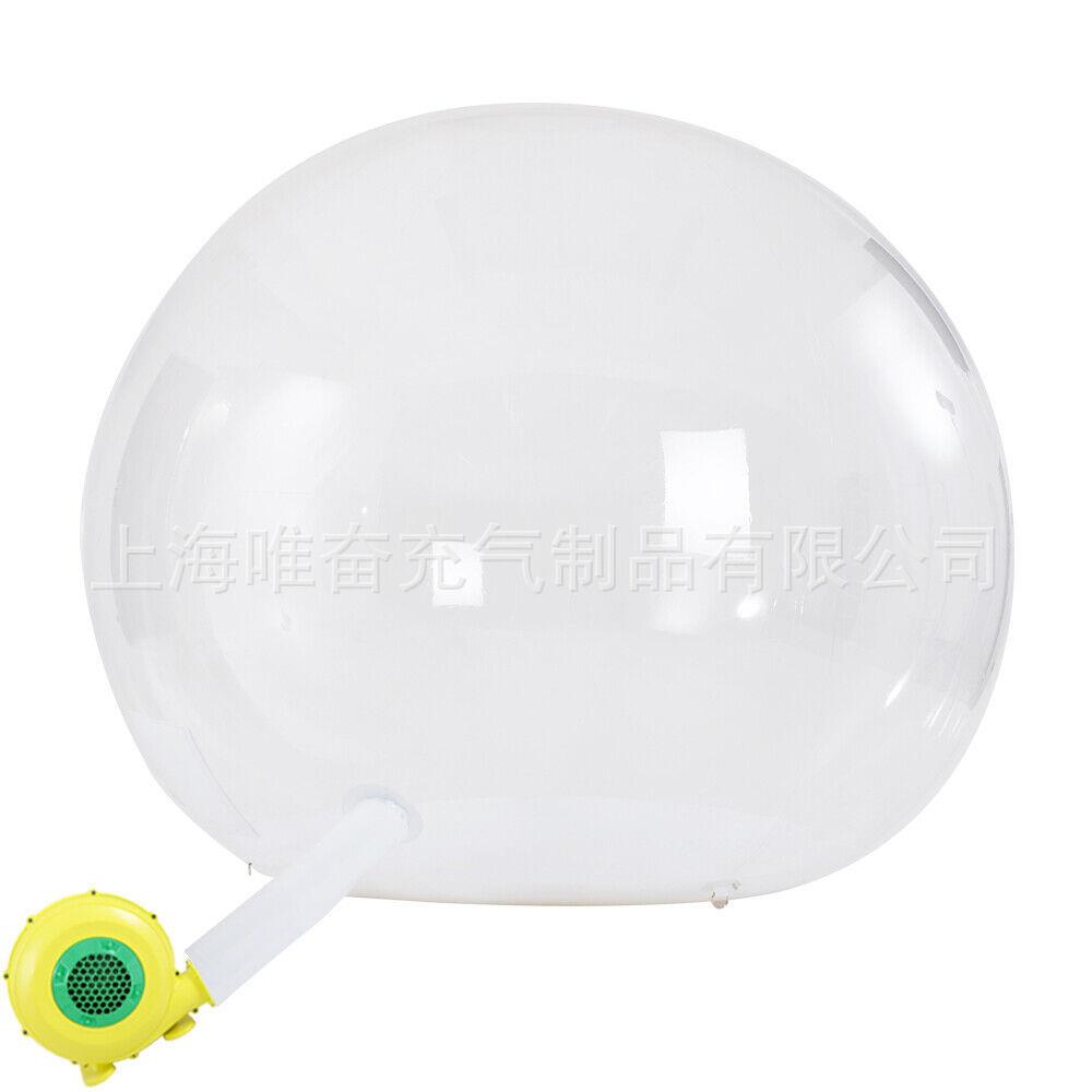 充气雪花球商场展览气模圣诞雪花球透明水晶球泡泡屋布景装饰球
