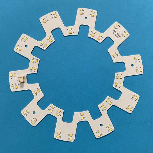 Φ225mm36D+36D2835-2B18C*218W双色LED灯板吸顶灯灯芯替换灯片