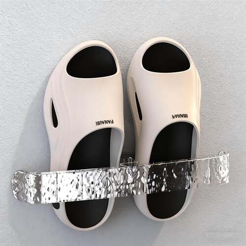 Luxury Non-Drilling Slipper Rack Bathroom Storage Shelf Shoe