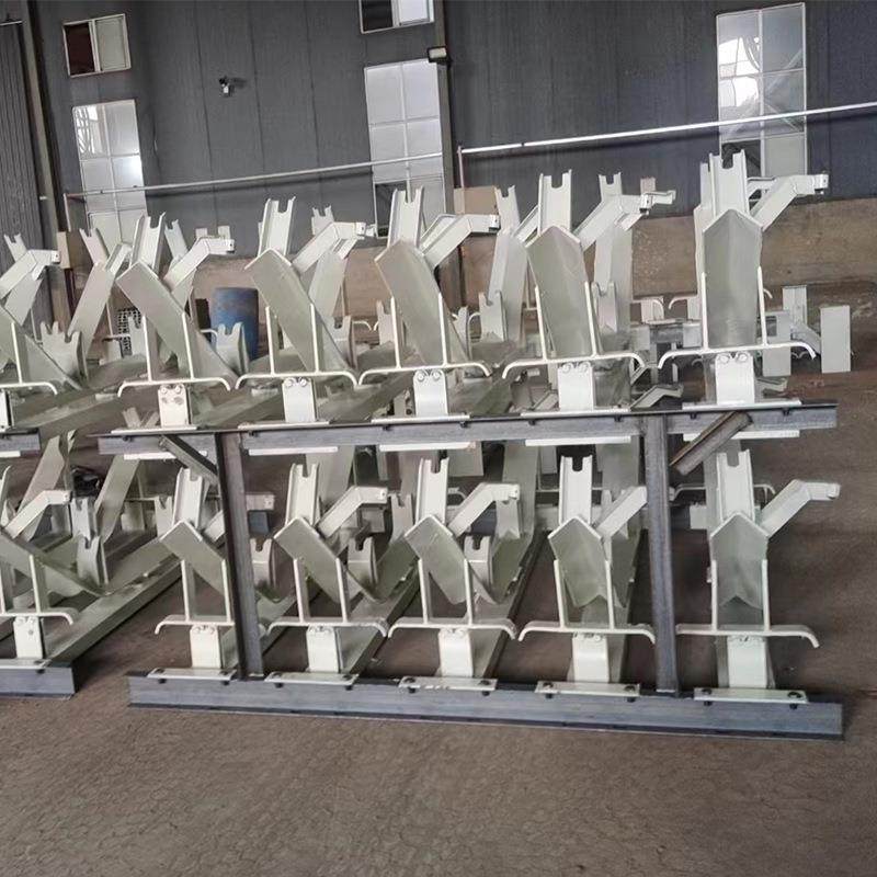 输心送机DTII型THL摩擦上调支架槽型支冲架下调心支架辊缓托支架