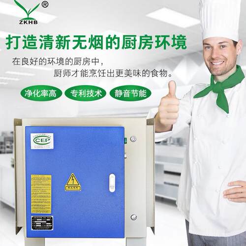 低排油烟过滤分离器复合式油烟处理设备uv光解除味油烟净化器