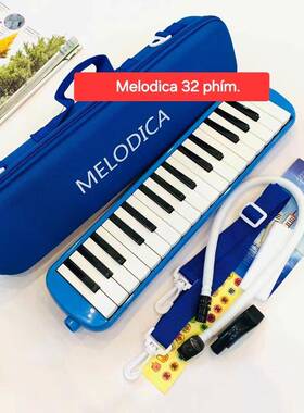 口风琴32键37键专业演奏级吹管乐器带防摔ABS盒EVA包含背带