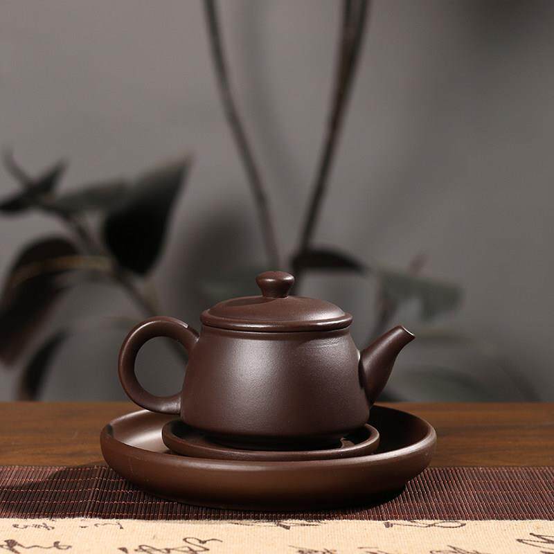 潮州紫泥潘壶150ml大口茶壶功夫茶壶紫砂泡茶家用茶具