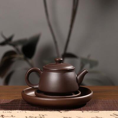 潮州紫泥潘壶150ml大口茶壶功夫茶壶紫砂泡茶家用茶具