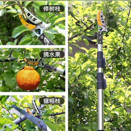 高空摘果器高空摘果剪伸缩杆摘龙眼摘果子高枝剪新款摘果神器枇杷