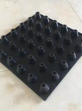 橡胶减震器隔振隔声垫符筑地板橡胶块基础减震垫500*500*50mm