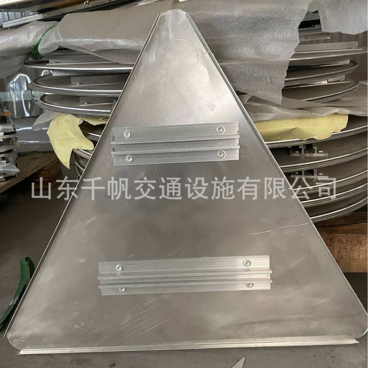 三角形交通标志牌乡村道路安全标识牌反光警告标志铝牌左右急弯道