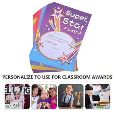 Kindergarten Recognition Certificate A5 Commendation Letter