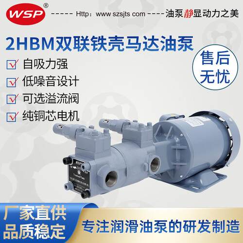 日本NOP同款双联泵 液压泵 TOP-210HB马达一体双联泵