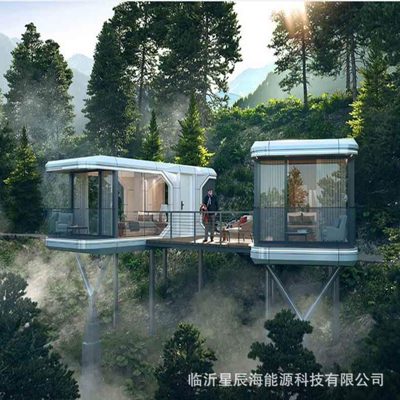太空舱民宿旅游景区客房三亚海边观景房露营户外阳光房网红星空房