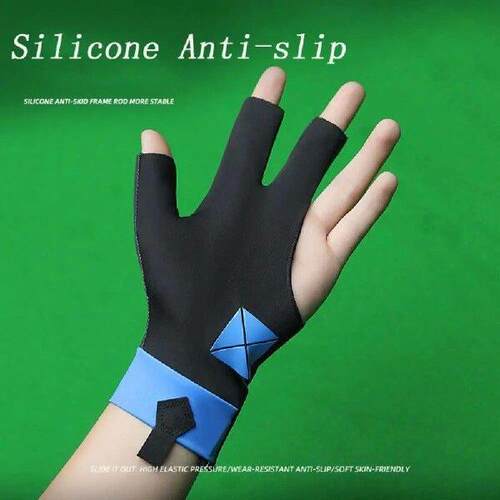 Three Finger Left Hand Billiards Gloves Wear-resistant